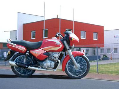 Aufblasbares Motorrad