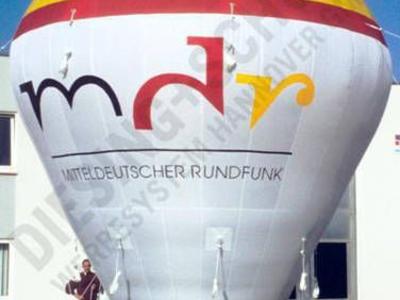 Kaltluftballon für den MDR