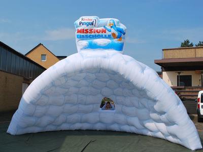 Aufgeblasener Iglu