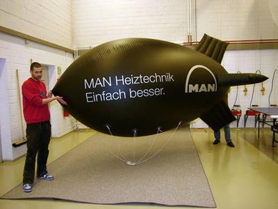 Helium-Zeppelin für MAN