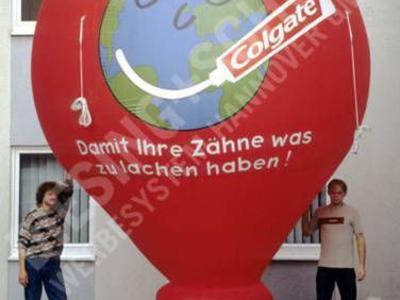 Kaltluftballon für Colgate