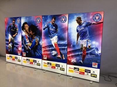 Holstein Kiel Mobiler Leuchtkasten 1x2m MEGA Displays