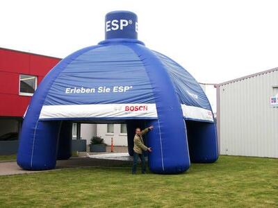 Aufblasbarer Pavillon für Bosch ESP